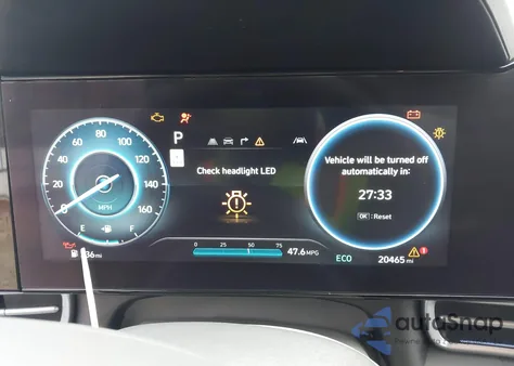 2024 Hyundai Elantra Hybrid Blue z USA, uszkodzony, nr VIN KMHLM4DJ6RU118017